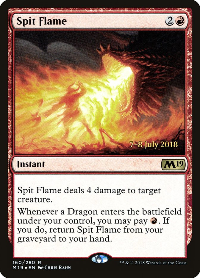 Spit Flame [Core Set 2019 Prerelease Promos] | Galaxy Games LLC