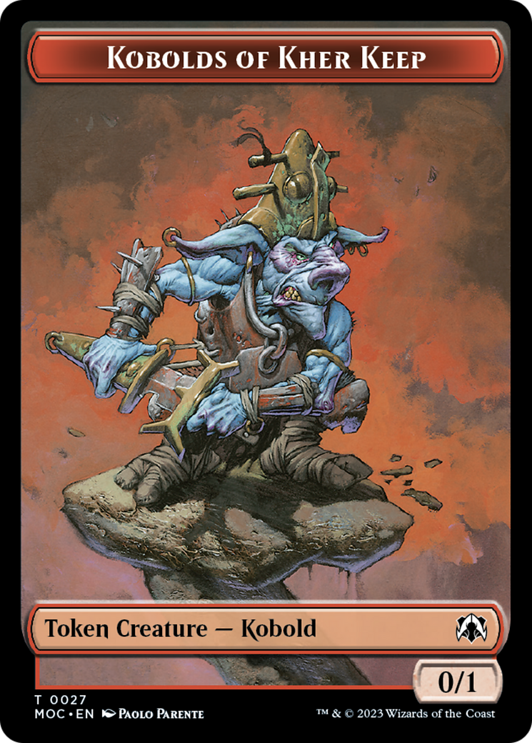 Bird // Kobolds of Kher Keep Double-Sided Token [March of the Machine Commander Tokens] | Galaxy Games LLC