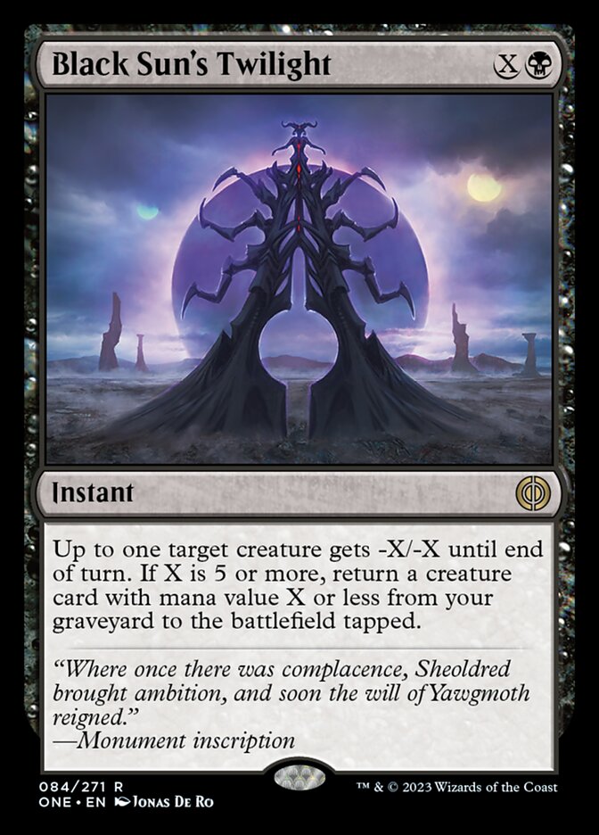 Black Sun's Twilight [Phyrexia: All Will Be One] | Galaxy Games LLC