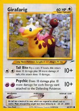 Girafarig (66/105) [Neo Destiny Unlimited] | Galaxy Games LLC