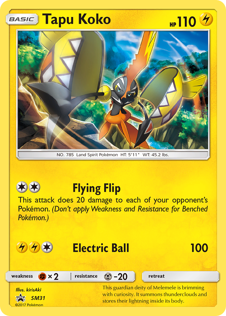 Tapu Koko (SM31) [Sun & Moon: Black Star Promos] | Galaxy Games LLC