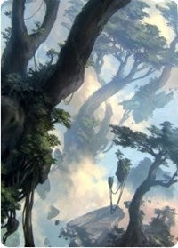 Forest 1 Art Card [Zendikar Rising Art Series] | Galaxy Games LLC