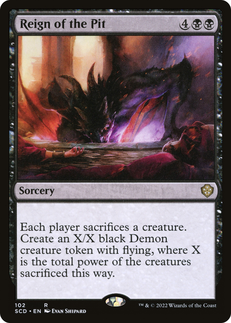 Reign of the Pit [Starter Commander Decks] | Galaxy Games LLC