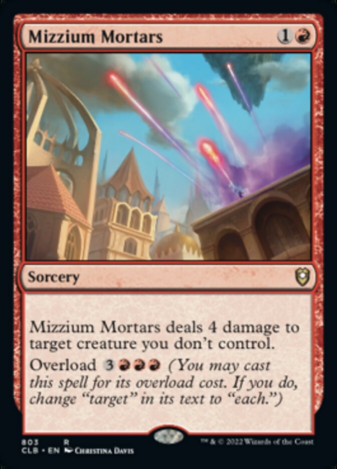 Mizzium Mortars [Commander Legends: Battle for Baldur's Gate] | Galaxy Games LLC