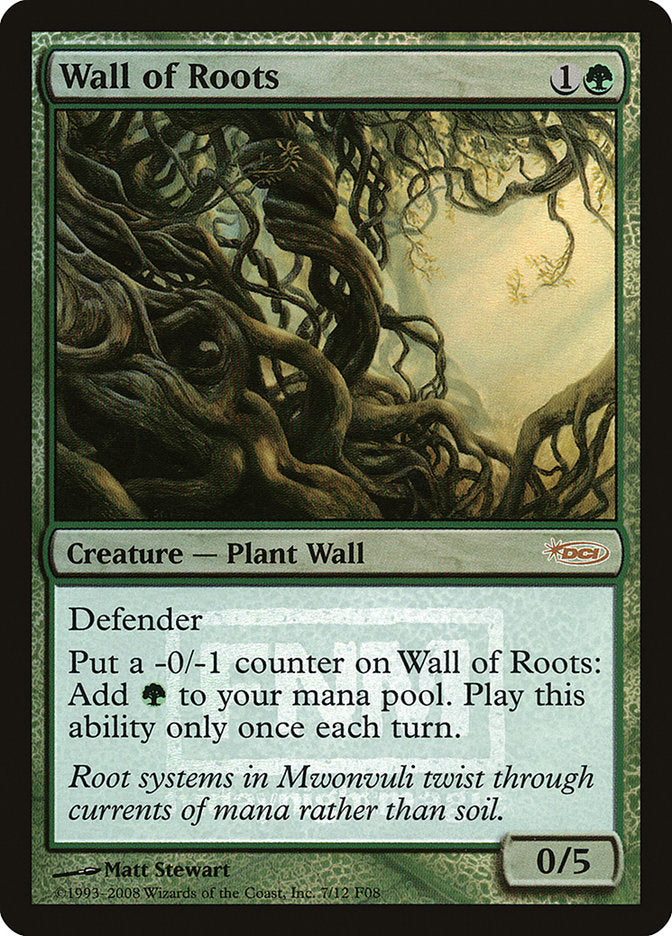 Wall of Roots [Friday Night Magic 2008] | Galaxy Games LLC
