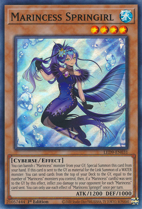 Marincess Springirl [LED9-EN031] Super Rare | Galaxy Games LLC