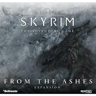 THE ELDER SCROLLS: SKYRIM - ADVENTURE BOARD GAME FROM THE ASHES EXPANSION | Galaxy Games LLC