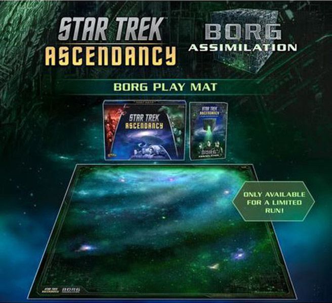 Star Trek: Ascendancy - Borg Playmat | Galaxy Games LLC