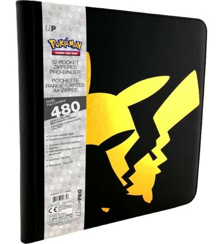 Elite Pikachu 12-Pocket PRO-Binder | Galaxy Games LLC